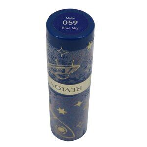 Revlon 059 Matte Blue Sky Super Lustrous Lipstick NEW Sealed 309973028074 UPC